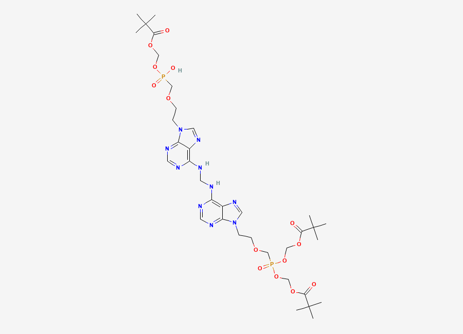 Two-dimensional chemical structure of Adefovir Impurity 23