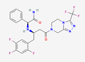 Two-dimensional chemical structure of Sitagliptin impurity 2