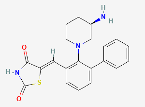 Two-dimensional chemical structure of Azd-1208