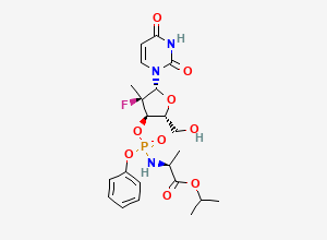Two-dimensional chemical structure of Sofosbuvir impurity G