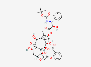 Two-dimensional chemical structure of Docetaxel EP Impurity C / 4-Epidocetaxel / 7-Epi-Taxotere, CAS 153381-68-1