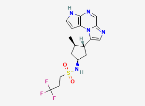 Two-dimensional chemical structure of Upadacitinib Impurity 102