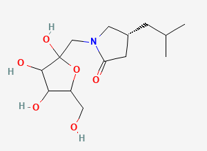 Two-dimensional chemical structure of Pregabalin Impurity 17