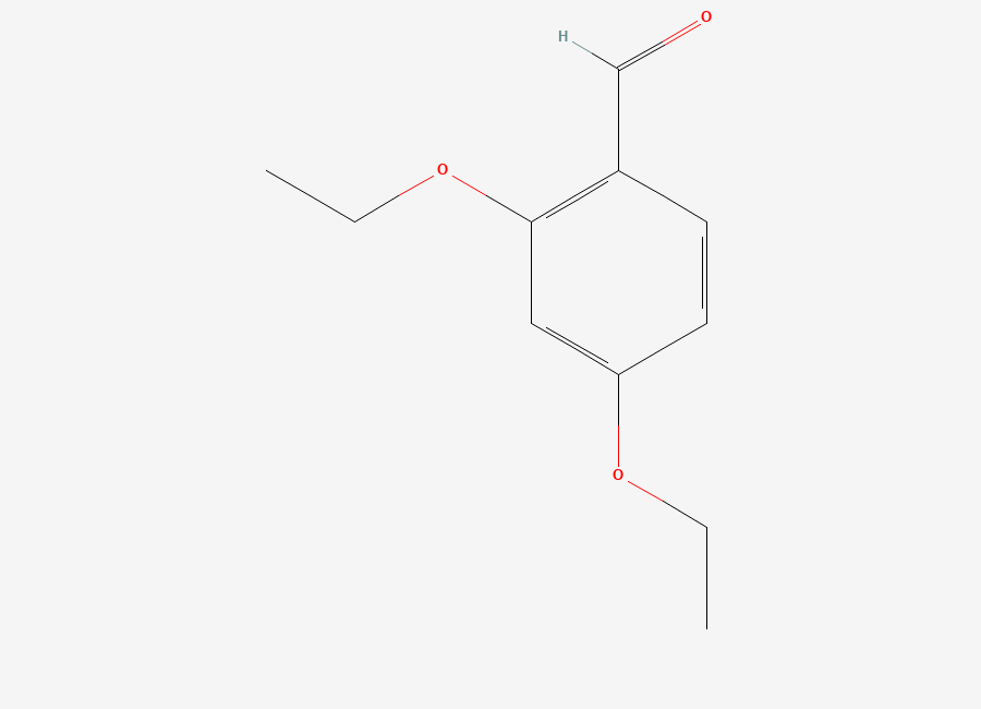Two-dimensional chemical structure of 2,4-Diethoxybenzaldehyde