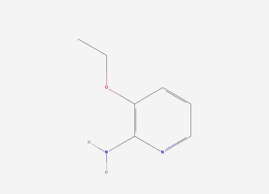 Two-dimensional chemical structure of 3-Ethoxypyridin-2-amine