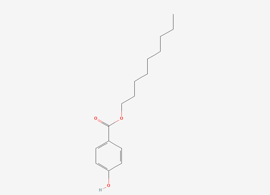 Two-dimensional chemical structure of Nonyl 4-Hydroxybenzoate