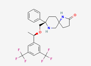 Two-dimensional chemical structure of Rolapitant (1R,2S,3R)-Isomer