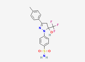 Two-dimensional chemical structure of Celecoxib Impurity IV / Related Compound - 07, CAS 1803258-57-2