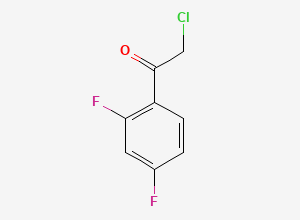 Two-dimensional chemical structure of Voriconazole Related Compound 1, CAS 51336-94-8