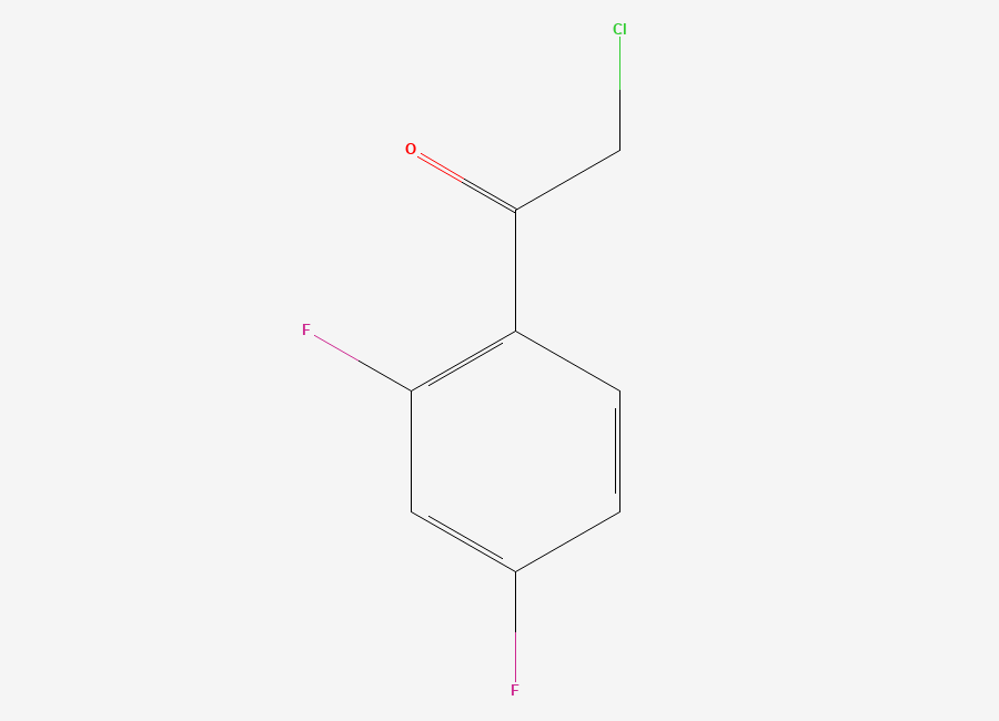Two-dimensional chemical structure of Voriconazole Related Compound 1, CAS 51336-94-8