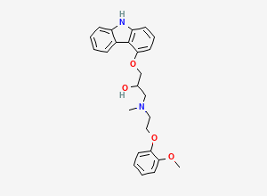 Two-dimensional chemical structure of N-Methyl carvedilol