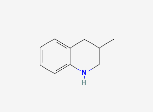 Two-dimensional chemical structure of 3-Methyl-1,2,3,4-tetrahydroquinoline, CAS 20668-20-6
