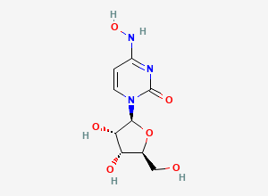 Two-dimensional chemical structure of Molnupiravir Impurity 6, CAS 402725-23-9