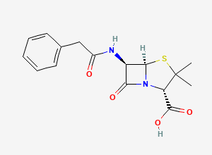Two-dimensional chemical structure of Penicillin G