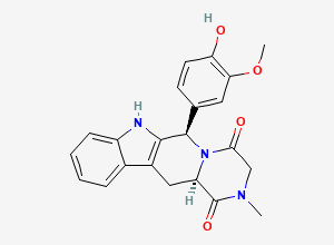 Two-dimensional chemical structure of Tadalafil 3-methyl catechol