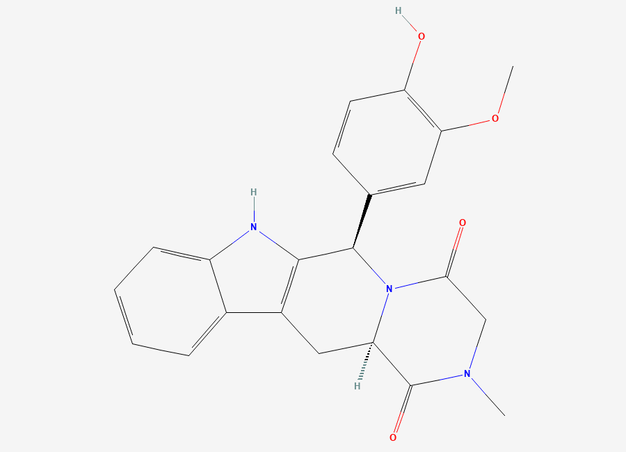 Two-dimensional chemical structure of Tadalafil 3-methyl catechol