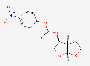 Two-dimensional chemical structure of BIS THF Nitro Derivative 2