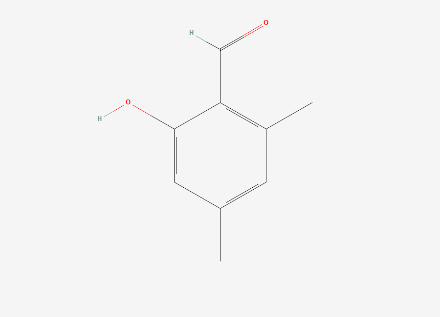 Two-dimensional chemical structure of 2-Hydroxy-4,6-dimethylbenzaldehyde