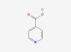 Two-dimensional chemical structure of Nicotinic Acid EP Impurity E (Free Base), CAS 55-22-1