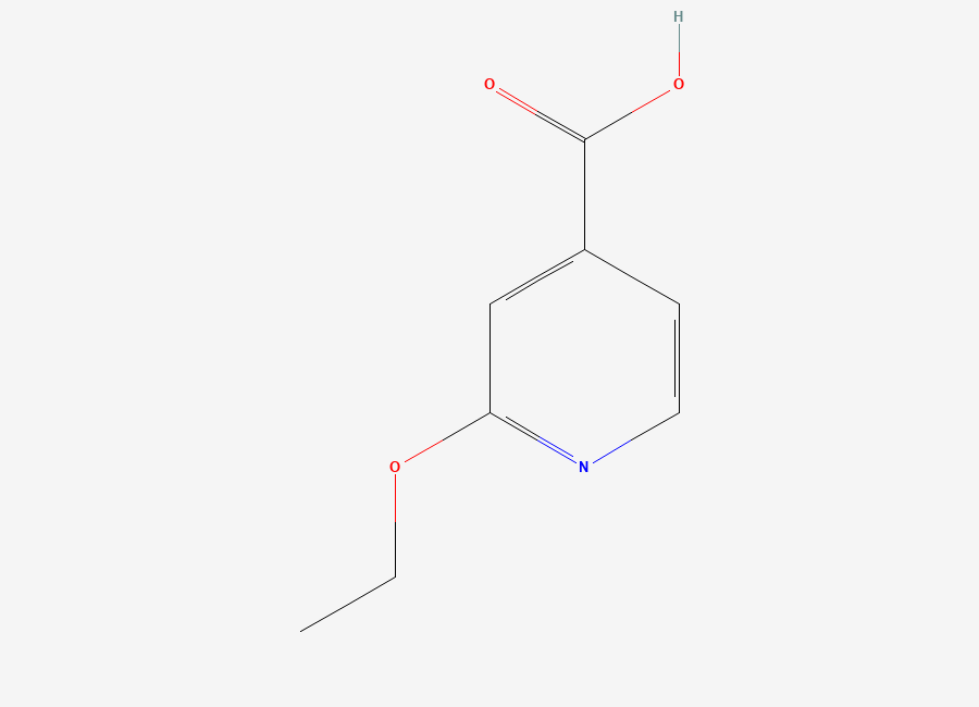 Two-dimensional chemical structure of 2-Ethoxyisonicotinic acid