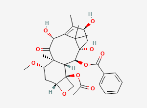 Two-dimensional chemical structure of Cabazitaxel Impurity 3