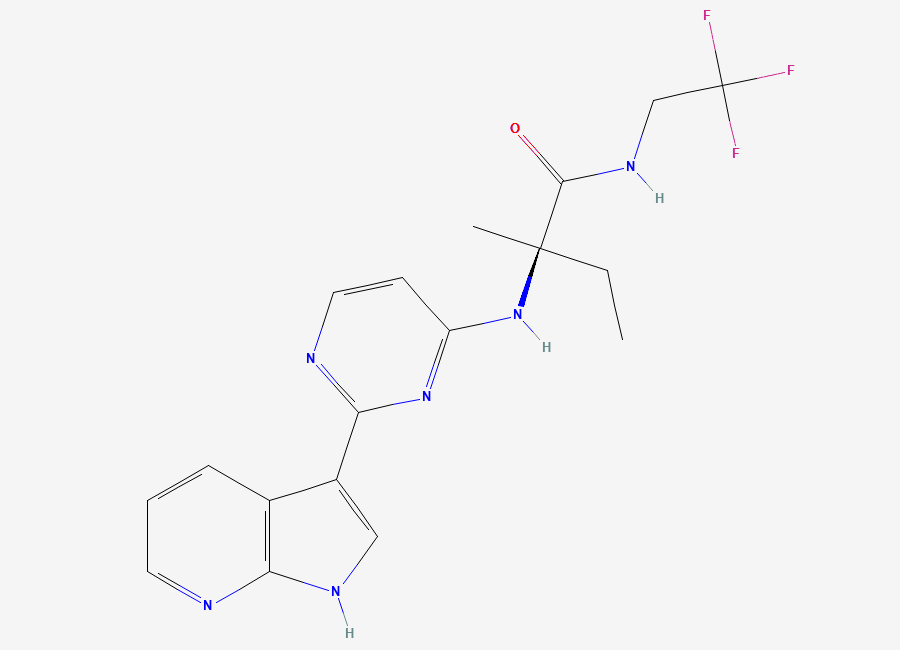 Two-dimensional chemical structure of VX 509