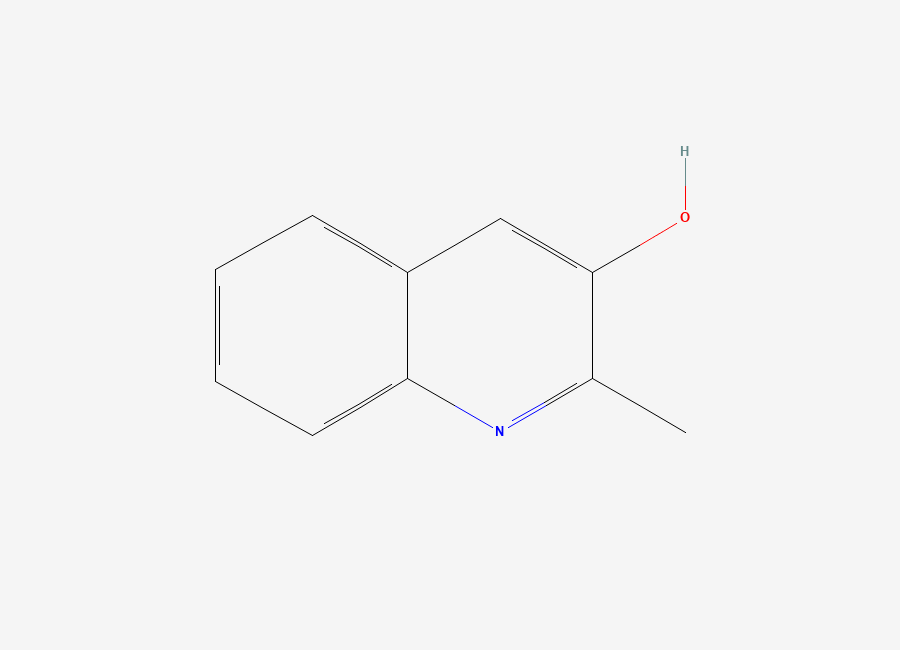 Two-dimensional chemical structure of 2-Methylquinolin-3-ol