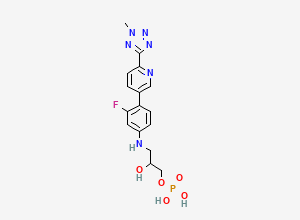 Two-dimensional chemical structure of Tedizolidted Impurity 32