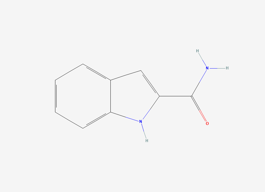 Two-dimensional chemical structure of 1H-Indole-2-carboxamide