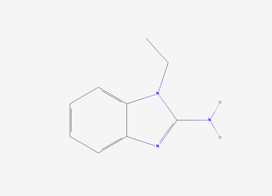 Two-dimensional chemical structure of 1-ethyl-1H-1,3-benzodiazol-2-amine