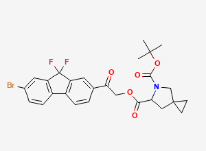 Two-dimensional chemical structure of Ledipasvir Impurity 4