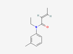 Two-dimensional chemical structure of Crotamiton EP Impurity B / Crotamiton Meta Isomer, CAS 1195353-67-3