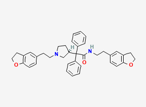 Two-dimensional chemical structure of Darifenacin Dimer-2 Impurity