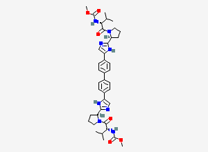 Two-dimensional chemical structure of Daclatasvir Impurity 4