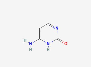 Two-dimensional chemical structure of Lamivudine EP Impurity E / Cytosine, CAS 71-30-7