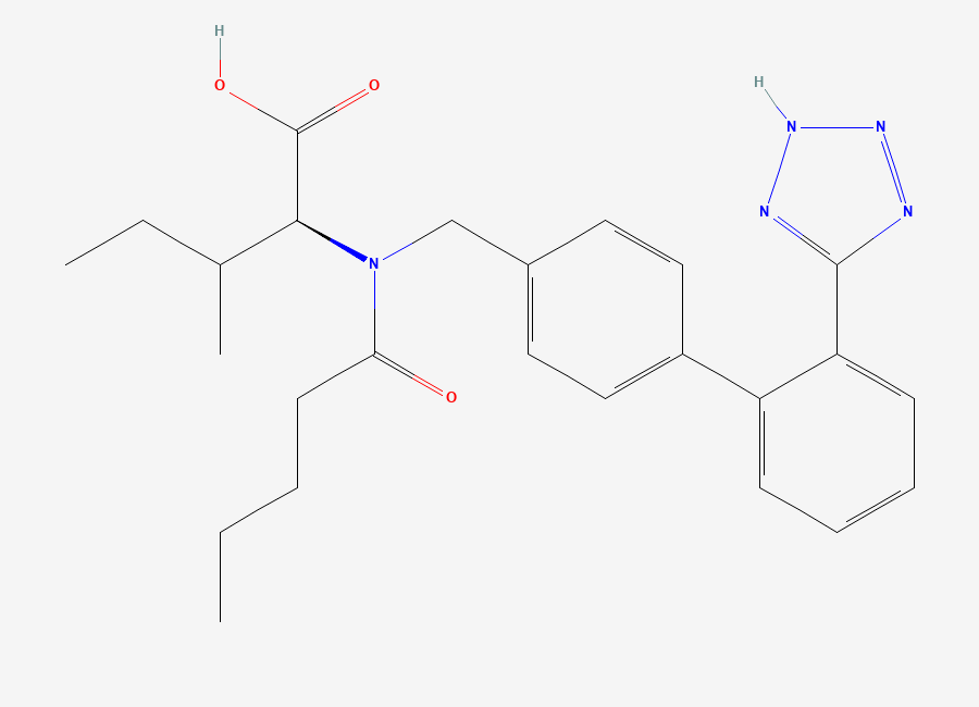Two-dimensional chemical structure of Valsartan Impurity 106