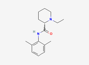 Two-dimensional chemical structure of Ropivacaine EP Impurity D, CAS 98626-59-6