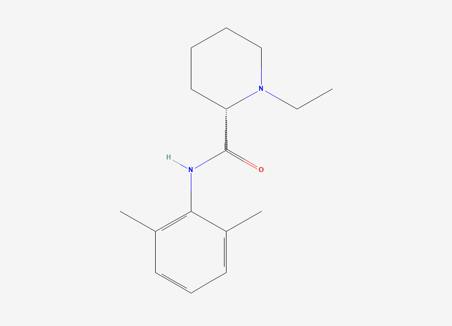 Two-dimensional chemical structure of Ropivacaine EP Impurity D, CAS 98626-59-6