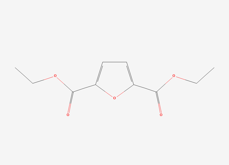 Two-dimensional chemical structure of Diethyl 2,5-furandicarboxylate