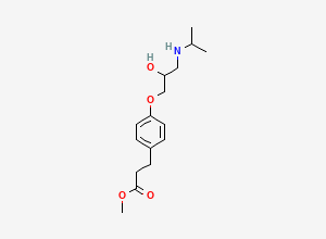 Two-dimensional chemical structure of Esmolol, CAS 81147-92-4