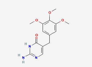Two-dimensional chemical structure of Trimethoprim EP Impurity D, CAS 92440-76-1