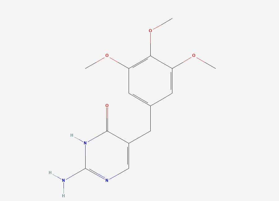 Two-dimensional chemical structure of Trimethoprim EP Impurity D, CAS 92440-76-1