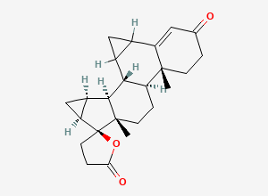Two-dimensional chemical structure of Drospirenone