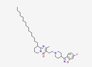 Two-dimensional chemical structure of Paliperidone Impurity 21