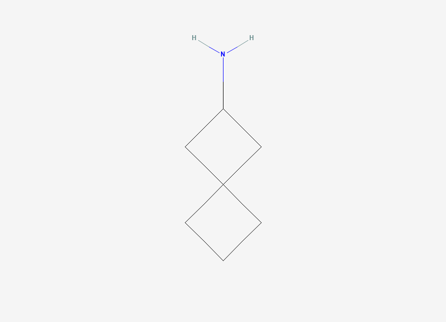 Two-dimensional chemical structure of Spiro(3.3)heptan-2-amine