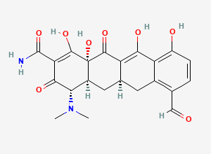 Two-dimensional chemical structure of 7-Formyl Sancycline, CAS 1035655-10-7