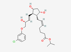 Two-dimensional chemical structure of Cloprostenol Isopropyl Ester, CAS 157283-66-4