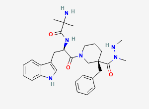 Two-dimensional chemical structure of Anamorelin Impurity 21