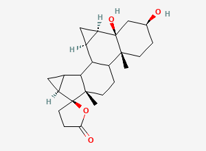 Two-dimensional chemical structure of Drospirenone Impurity 18