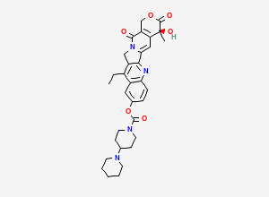 Two-dimensional chemical structure of Irinotecan EP Impurity H / 4-Methyl Irinotecan Analogue (Free Base), CAS 1608617-71-5